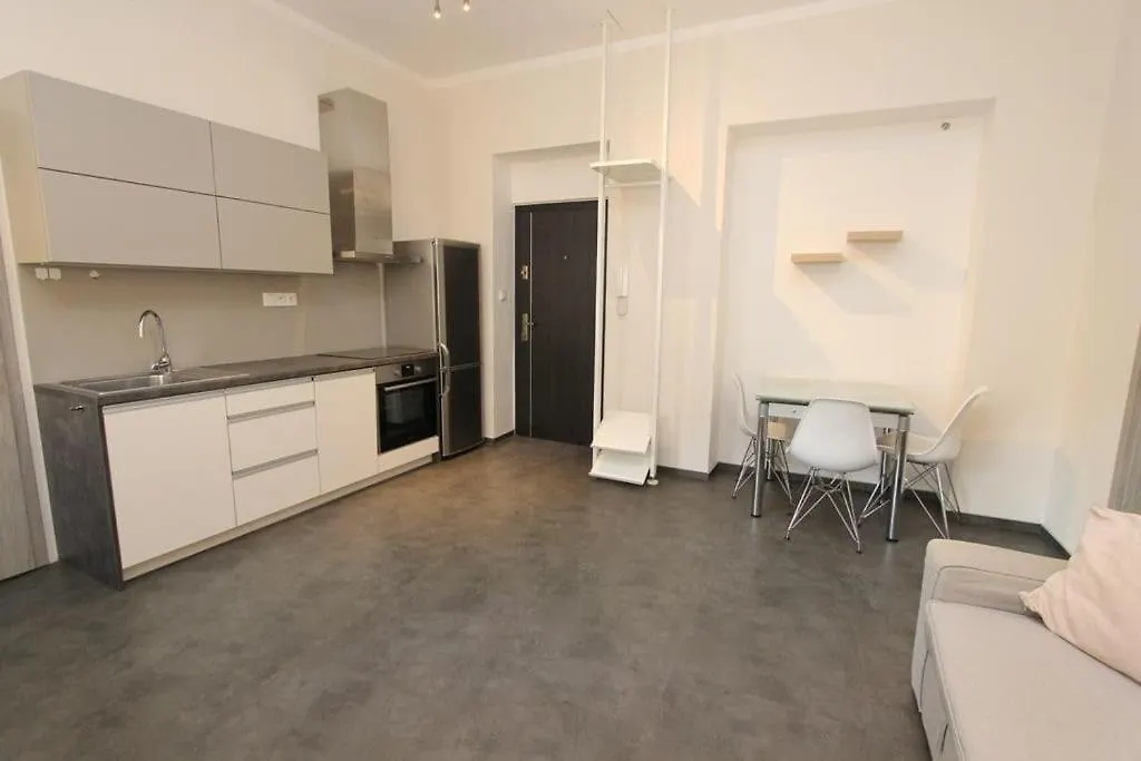 Self Check-In 45M2 Apartment Facing Tram Station Prag Tjekkiet